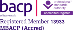 BACP accredited psychotherapist membership logo